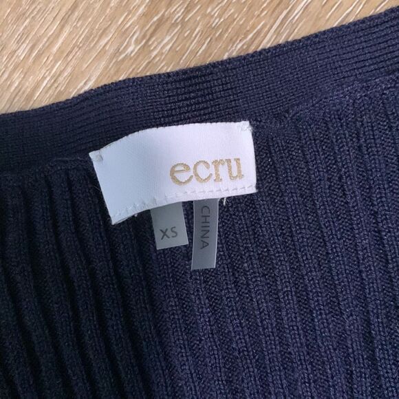 Ecru Short Sleeve Sweater - Picture 3 of 6